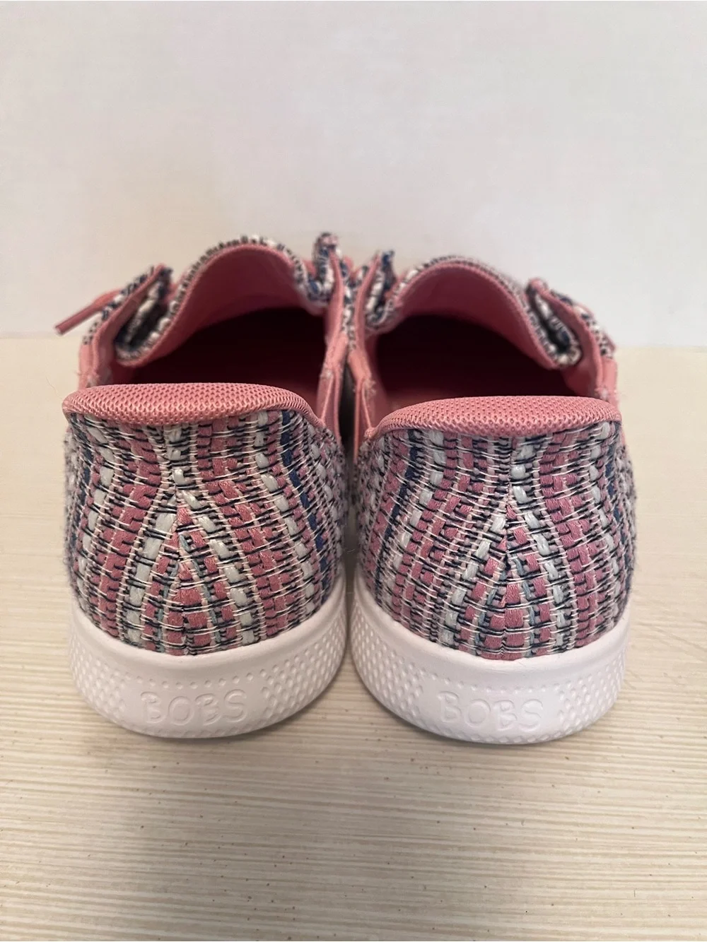 Skechers Slip-ins: BOBS Skip Cute August Air Pink Sz 8 Excellent